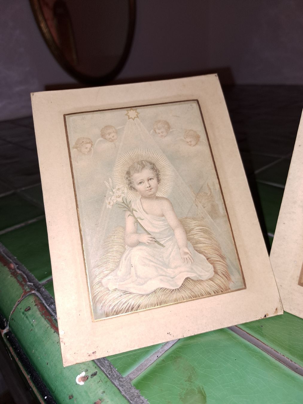 Foto & Immagini: Antike Heiligenbilder, Set von 2 Stück,  – Usato da Kölliken venduto da Upcycling-by-Mc-TAM 7