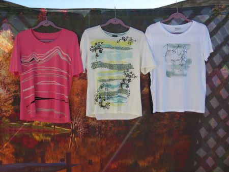 3 Shirts inkl.Marken: Street One, Barbara Lebek Gr.L/42/44