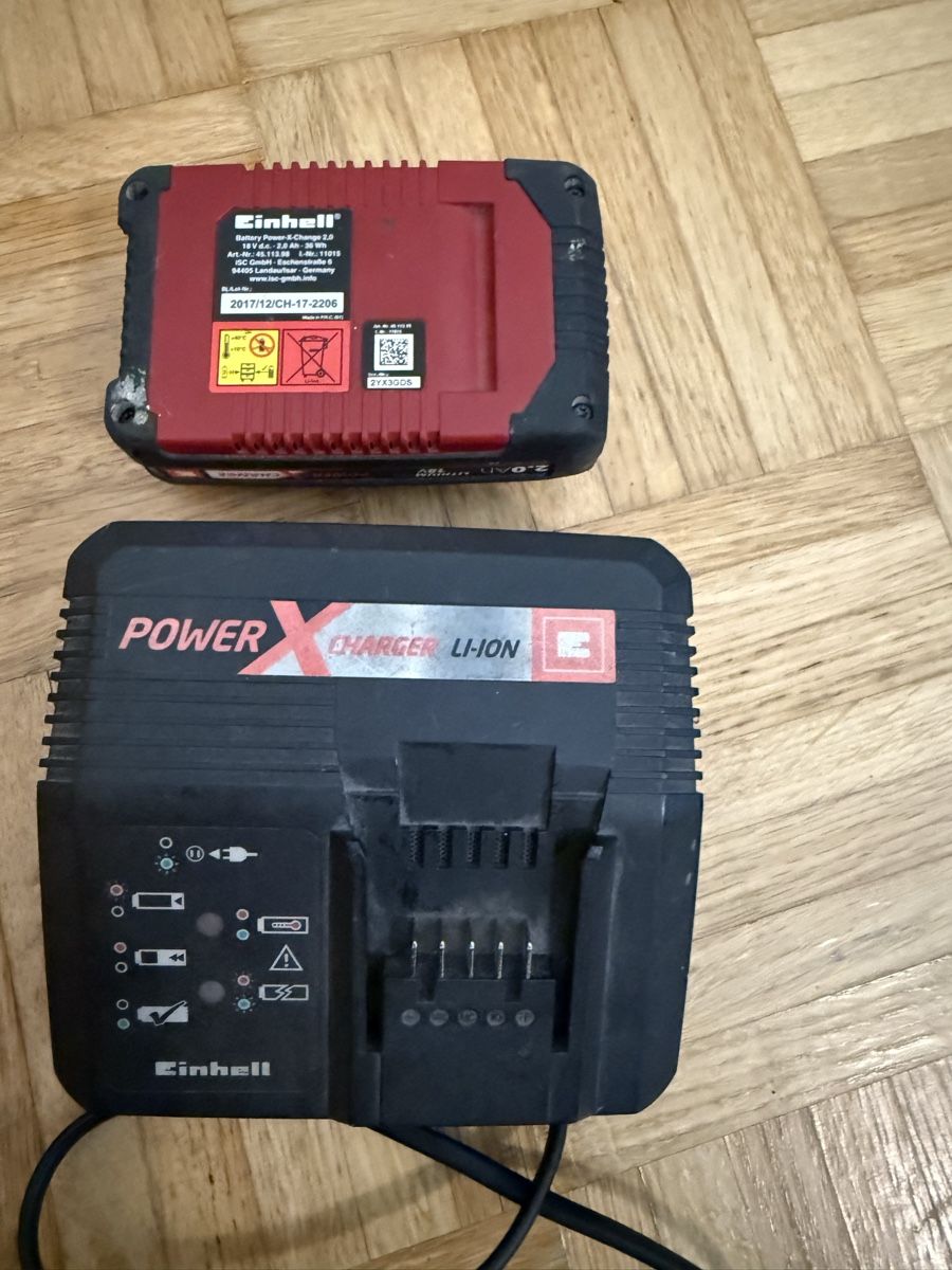 Einhell Caricatori & Batterie: Einhell Ladegerät & 18V 2,0Ah Akku – Usato da St. Gallen venduto da besi97 6