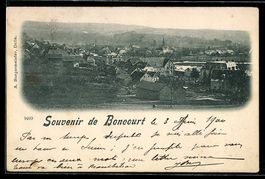 AK Boncourt, Vue panoramique, 1900