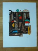 R. Mirer  Litho 1991  "Nächtliche Stadt",  Fr. 675.--