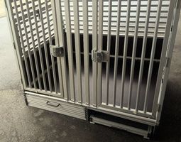 Schmidt Doppelhundebox mit Schublade und Rampe
