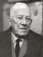 Orig. Photo von Oskar Kokoschka, Kunstmaler - Fotografie!