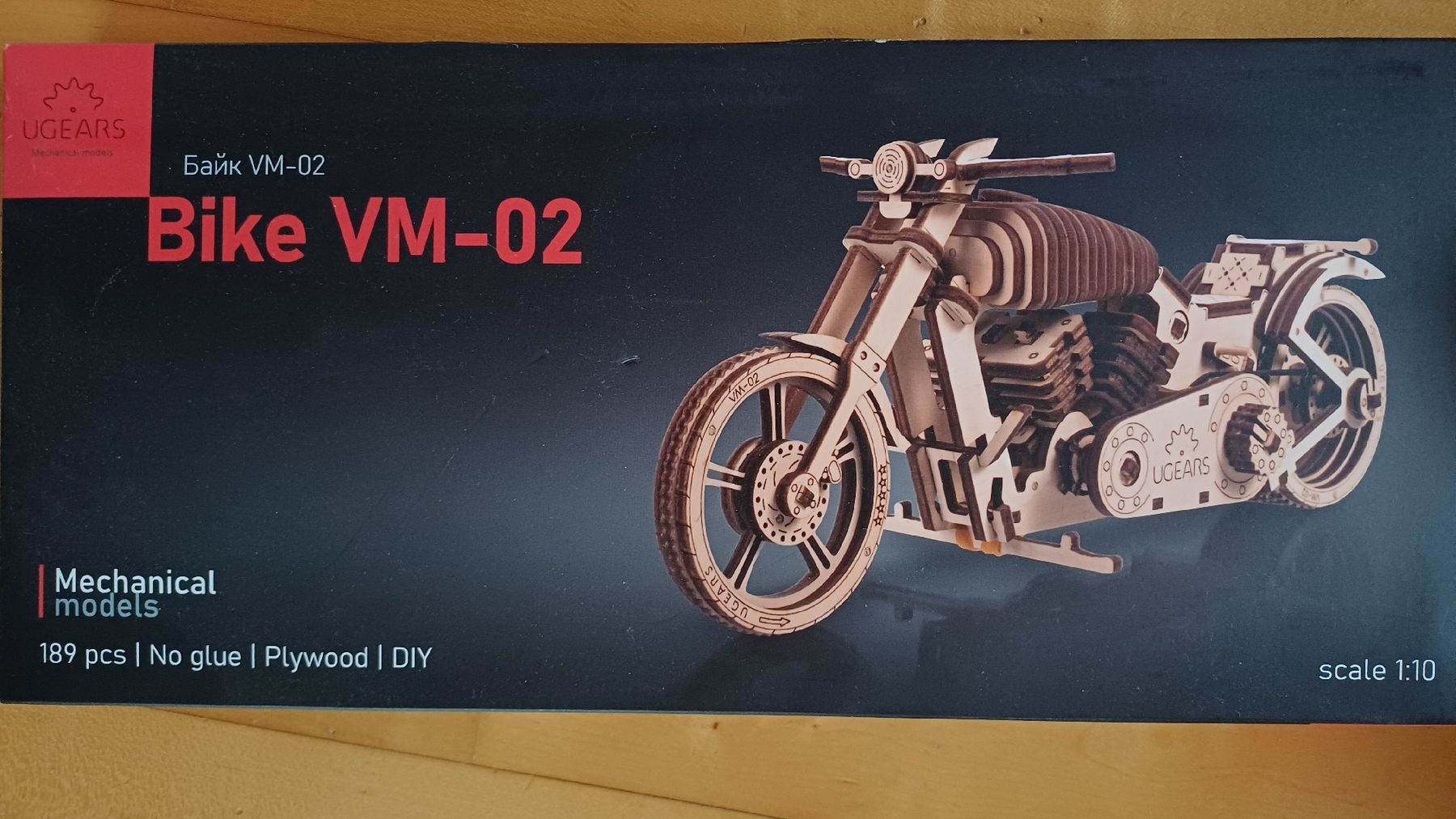 Ugears Kit di modellismo & Modellini statici: Motorrad Bike VM-02 Holzmodell – Nuovo e nell'imballaggio originale da Degersheim venduto da Alphi