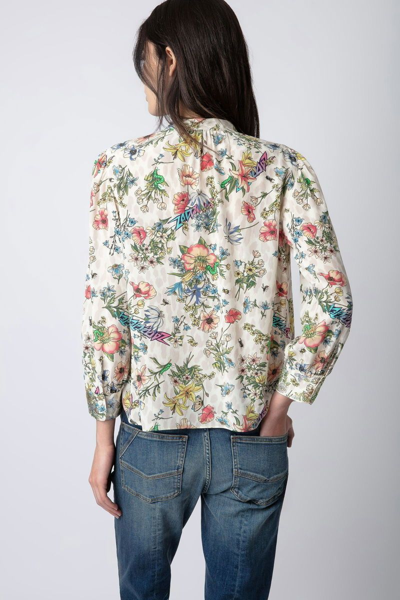 Zadig & Voltaire Camicette: ZADIG & VOLTAIRE  Tadeo Diamanté Silk Blouse – Usato da Zürich venduto da Linen218