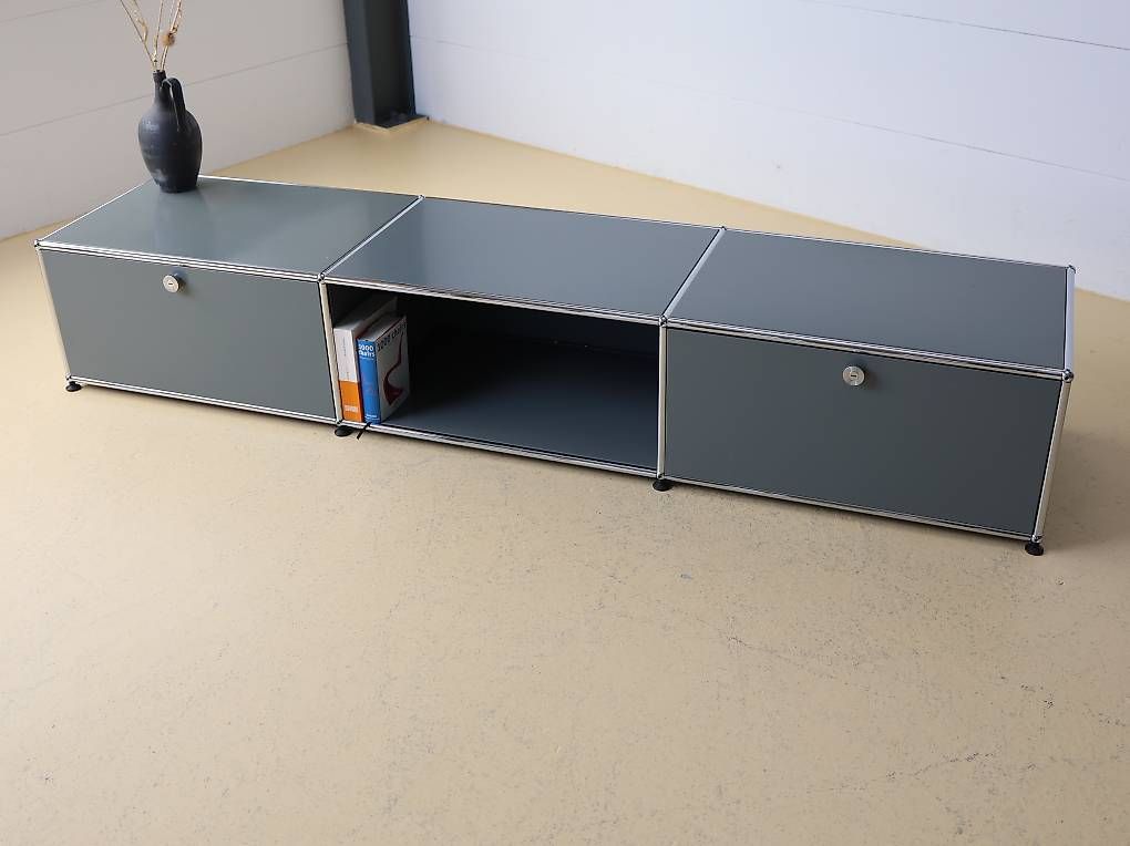USM Cassettiere: USM Lowboard Mittelgrau, TV-Möbel – Usato da Meinisberg venduto da atelier_TILIJA 9