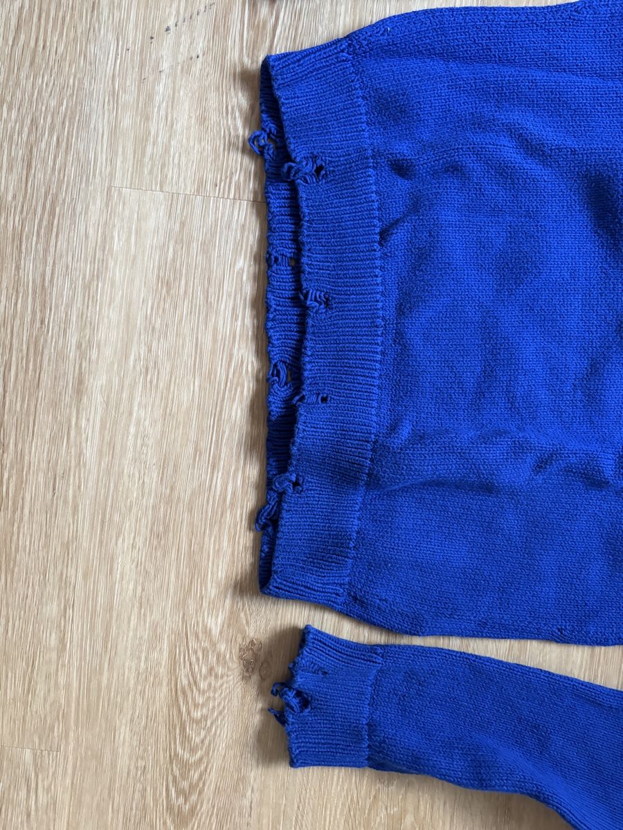 Saint Laurent Maglioni & Felpe: SAINT LAURENT STRICKPULLOVER BLAU GR. M – Usato da Luzern venduto da poe_5fml 1