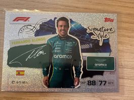 Topps Turbo Attax 2026 Signature Style 277 Fernando Alonso