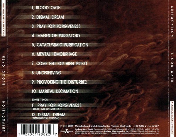CDs: Suffocation – Blood Oath - Vergriffen - c – Gebraucht aus Brittnau von Zibu 1