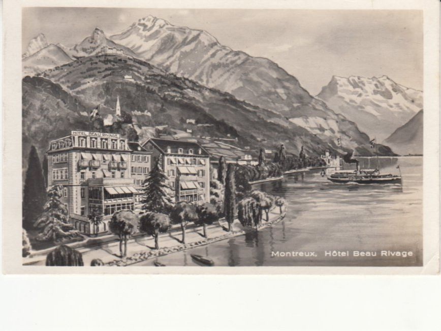 Cartoline postali: Montreux 1930 – Usato da Bürglen TG venduto da StampGraf