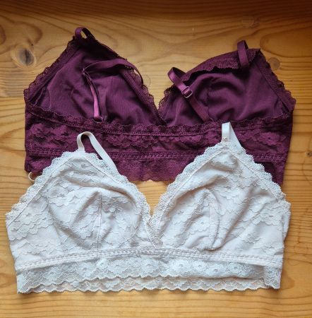 2 Bralette, H&M, Gr. S/M