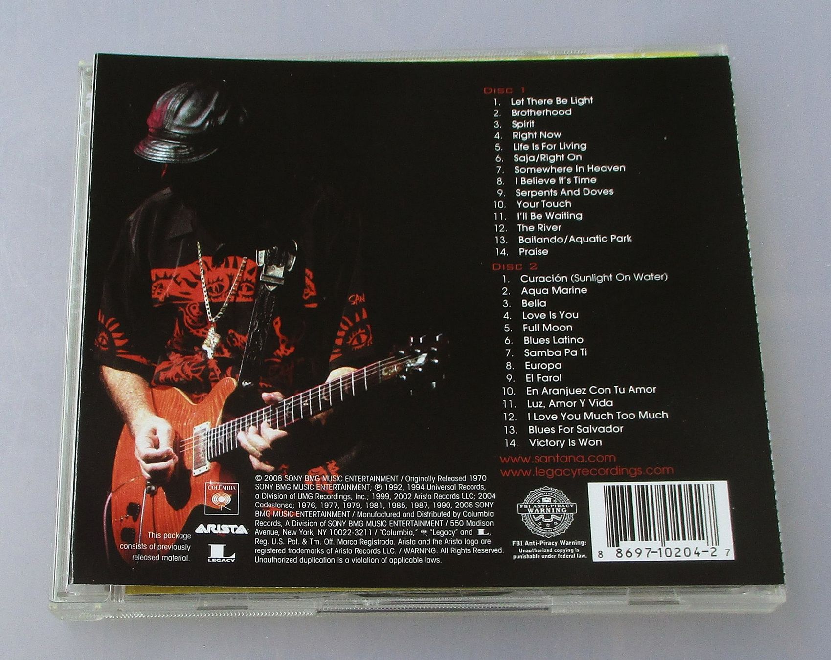 CD: SANTANA - Multi-Dimensional Warrior 2-CD – Usato da Wattwil venduto da Muriel11 1