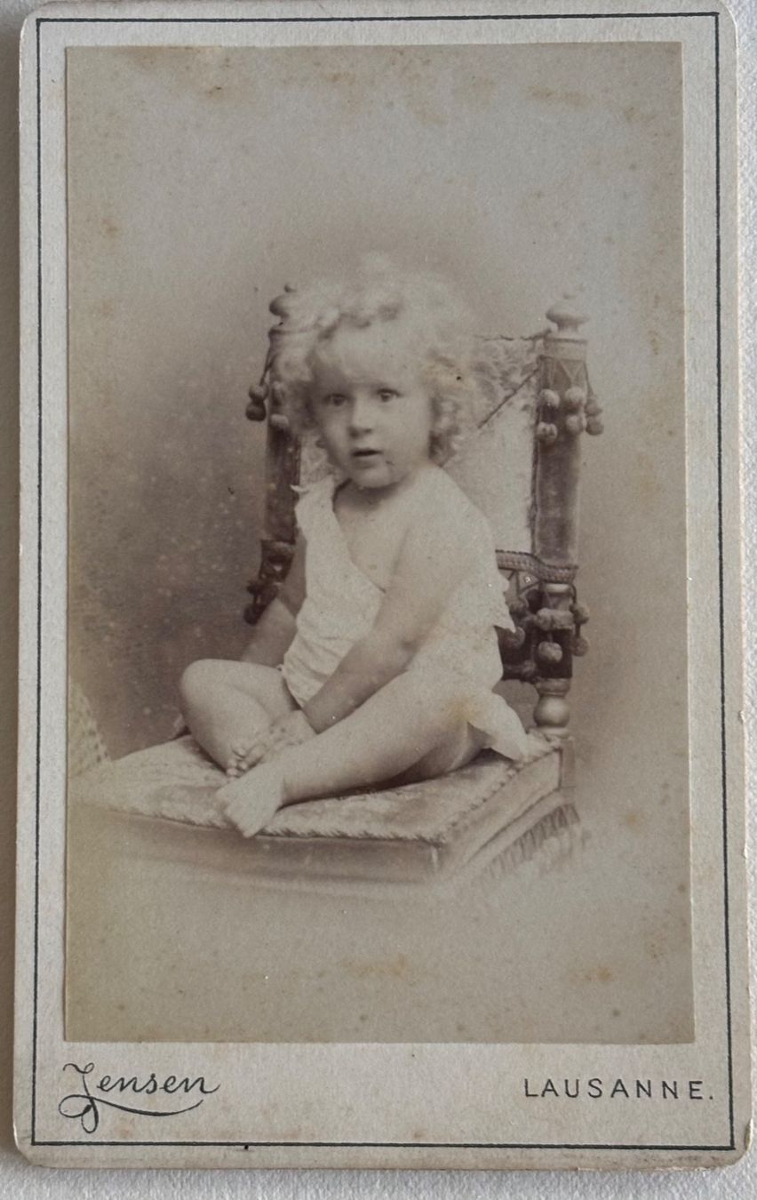 Ansichtskarten: CDV Jensen, Lausanne - Kind – Gebraucht aus Frauenfeld von Merk52