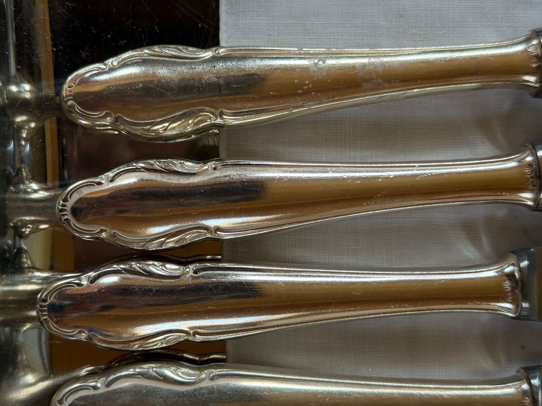 Set di posate: Messer versilbert 3 Sorten vintage total 9 stk – Usato da Wittwil venduto da Schnaeppli64 1