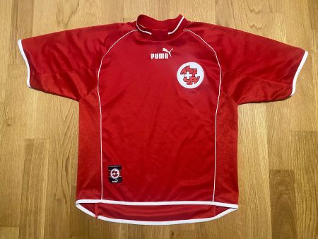 ORIGINAL SCHWEIZ NATI TRIKOT 2000/01 MAILLOT SUISSE PUMA XS