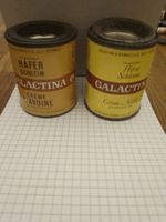 2x Alte Galactina Blechdosen Belp - Hafer & Hirse Schleim