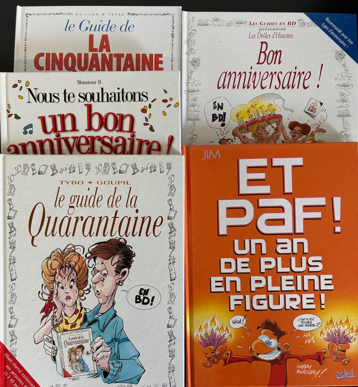 Fumetti: 5 bds anniversaire – Usato da Moutier venduto da lebadin