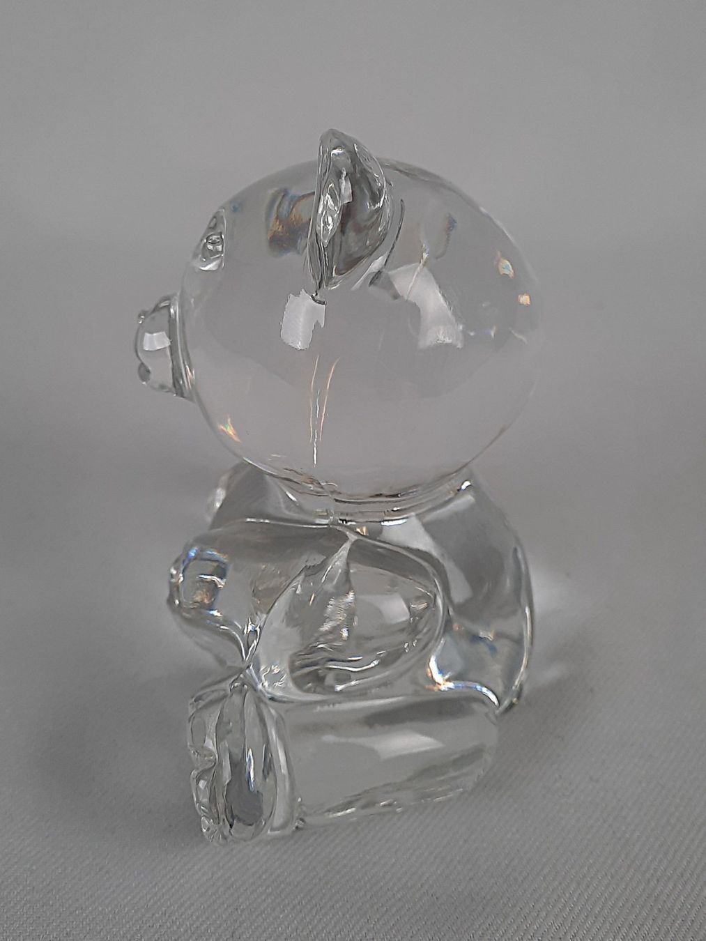 Statuette: Kristall Glas Bär Figur – Usato da Beinwil am See venduto da Restwert_Beinwil 3