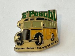 1 Pin S'Poschi Werner Linder Postauto