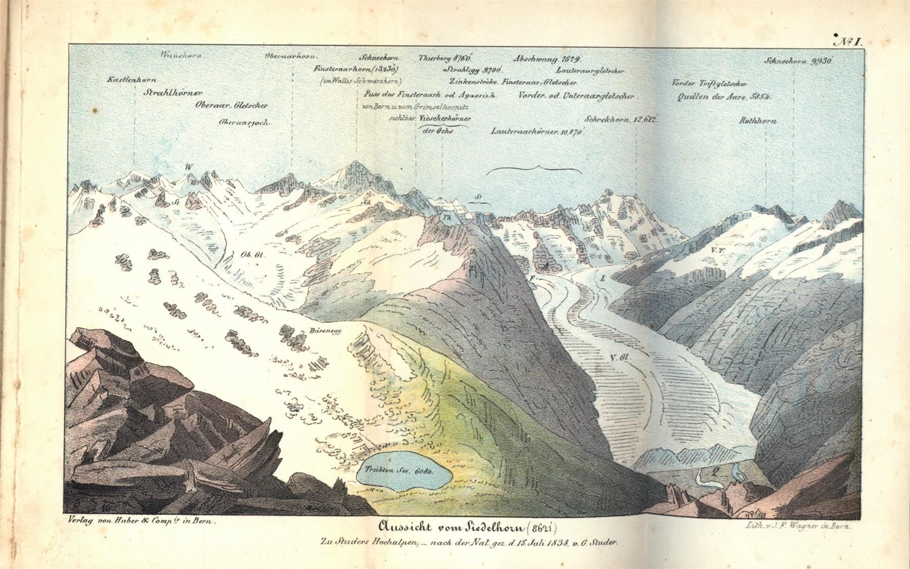 Cartine & Atlanti: Atlas Studer Panoramen um 1850 – Usato da Rafz venduto da Helvet32 3