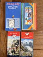 Vintage European Road Map Collection – Esso & Bartholomew –