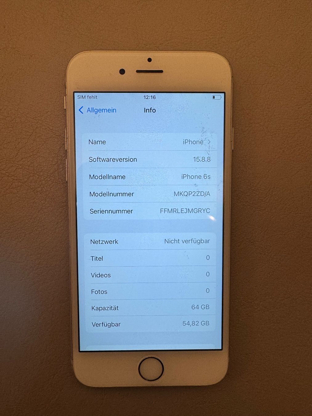 Apple Handys / Smartphones: iPhone 6s – Gebraucht aus Adliswil von Busys 1