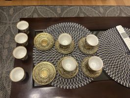 Service à café ottoman ancien (+100 ans) – Héritage familial