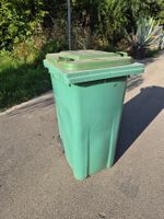 Mülltonne Kunststoff 100cm hoch, mit Rädern