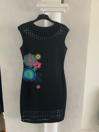 Desigual Kleid M Sommer Blumenprint Luftig Top Zustand !☀️