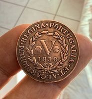 5 Reis Portugal 1830!!! Rarität!!!
