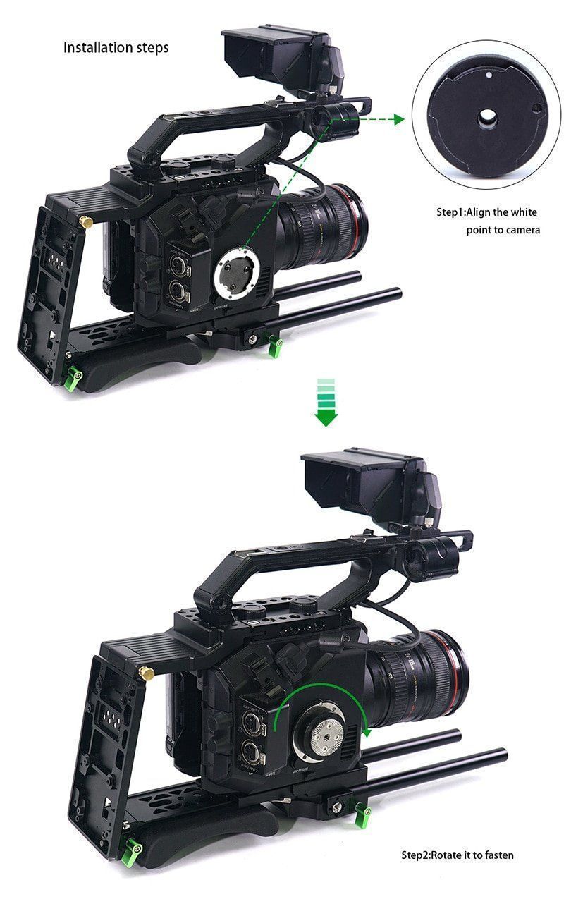 Unità & Adattatore: ARRI Rosette Panasonic AU-EVA1 Bajonett – Nuovo e nell'imballaggio originale da Büttikon AG venduto da stegeri 3
