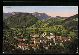 Eptingen, Ortspartie aus der Vogelschau