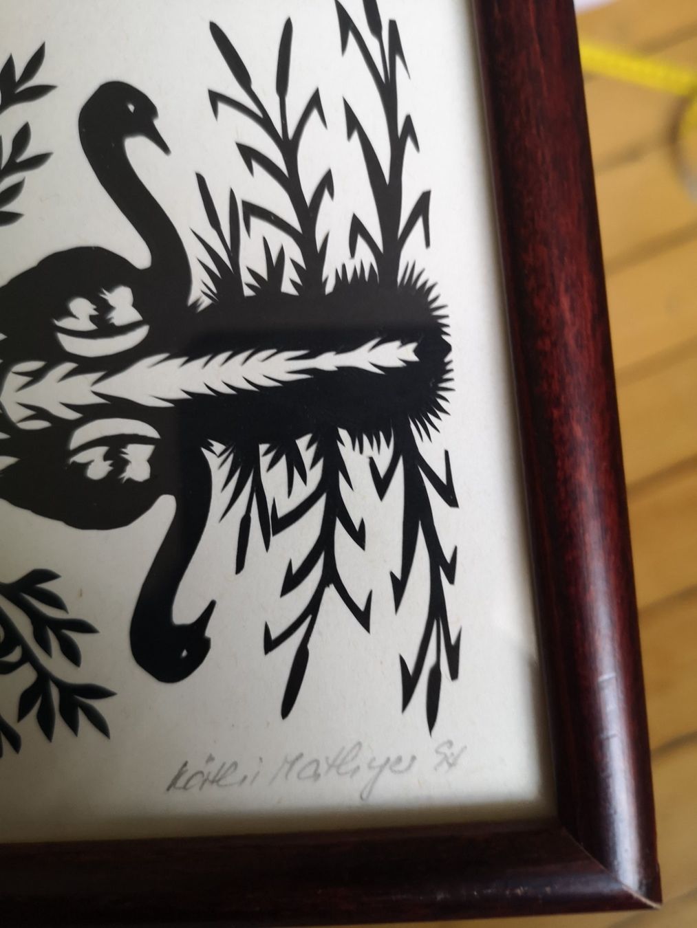 Grafica & Litografie: Scherenschnitt  Unleserlich Handsigniet – Usato da Schaffhausen venduto da Leveron13 2