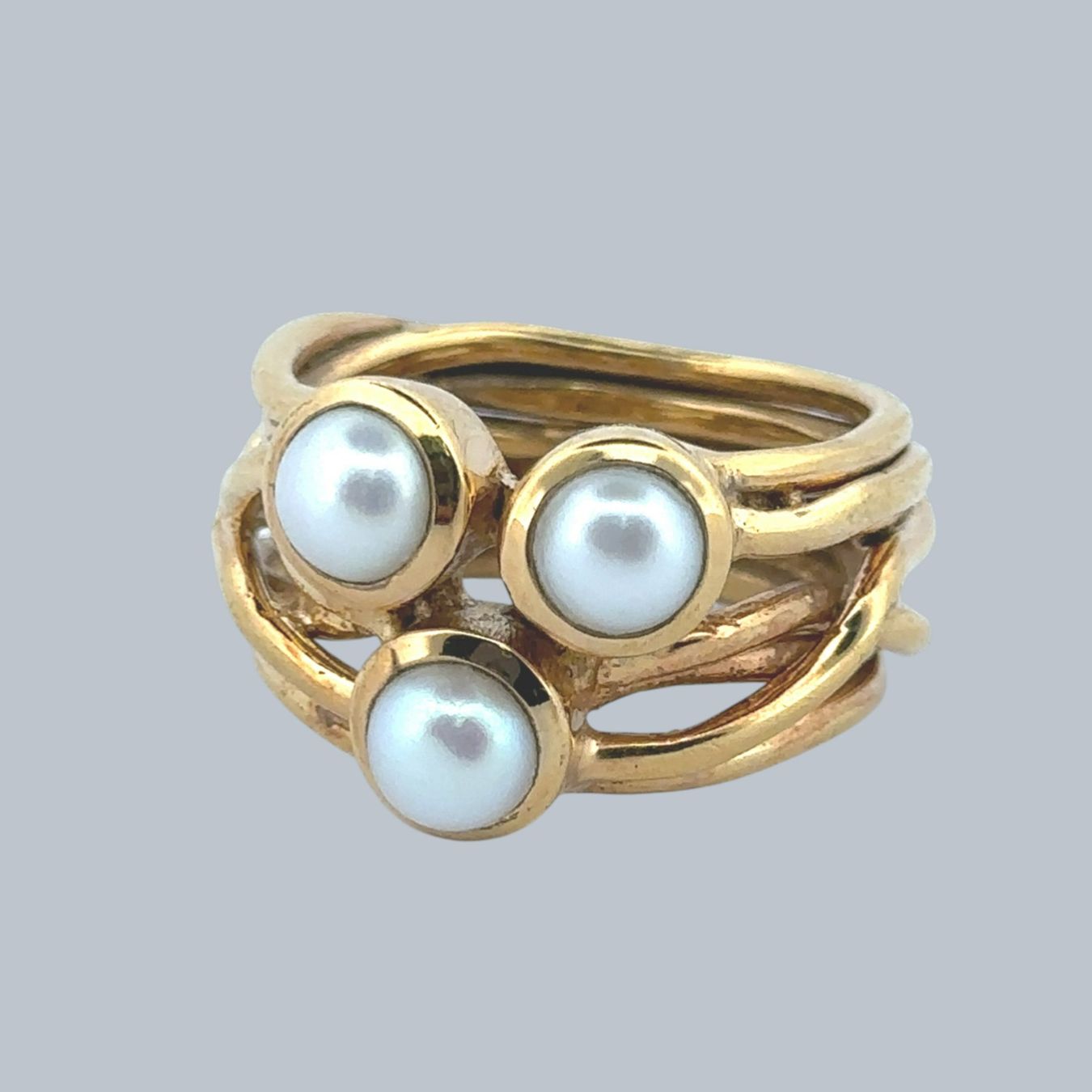 Olga Ribler Ringe: Statement Perlen Silber Ring 925  Grösse 64 – Neu (gemäss Beschreibung) aus Luzern von Schmuckoutlet 6