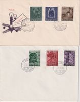 Liechtenstein 1958/59: 2 FDC