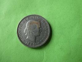 Schweiz 1881,  20 Rappen