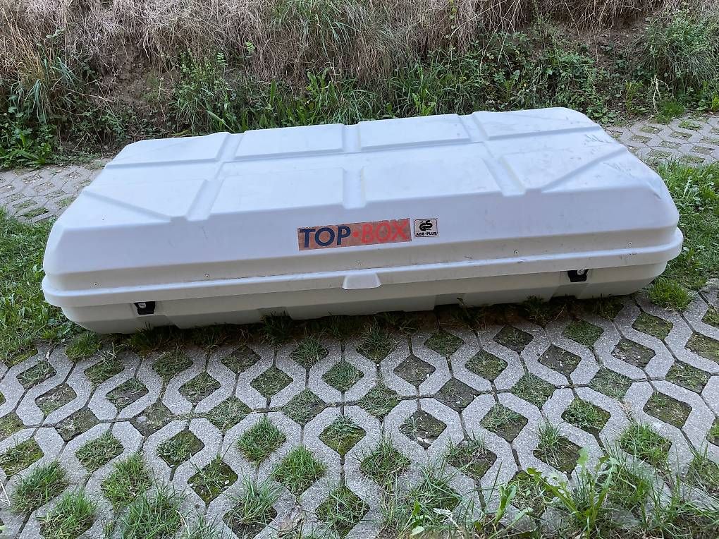 Box da tetto: Thule Top Box 190 Dachbox weiss – Usato da Bolligen venduto da gas_5c6b 2