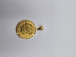 Goldmünze Sultan Abdülmecid 22 Karat, 7,8 g – Ø 22 mm
