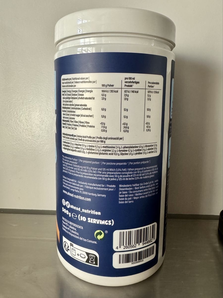 Cibi & Specialità: Ahead Nutrition Protein Mix Sahne – Usato da Zürich venduto da nis_ts5 1