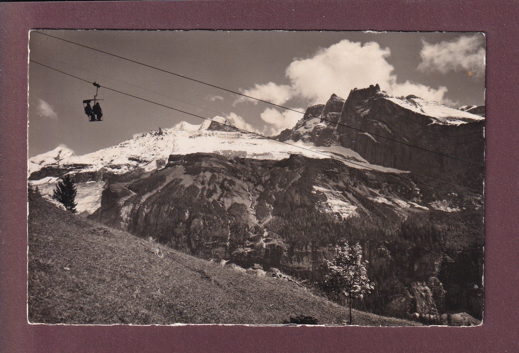 Cartoline postali: Sesselbahn KANDERSTEG-OESCHINEN – Usato da Pully venduto da nicecards
