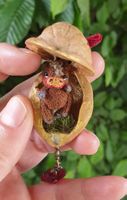 Handgefertigte Miniatur Pferd ( circa 2,5 höhe) Unikat 