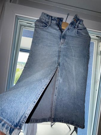 🔥Jeansrock etwas mehr wie Knielang / M