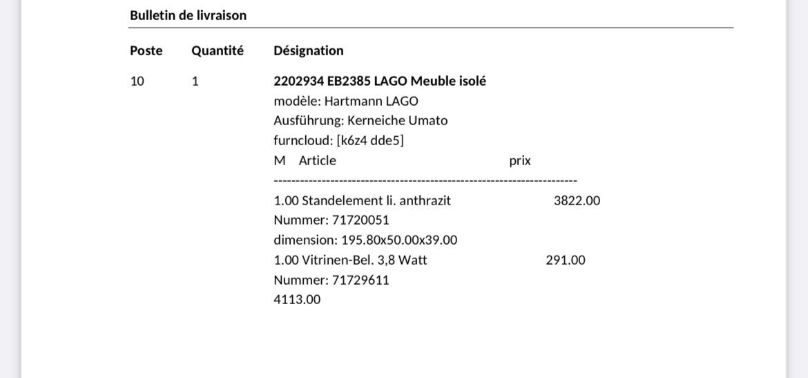 Armadi: Magnifique meuble haut Lago – Usato da Lugnorre venduto da cla_j6bq 1