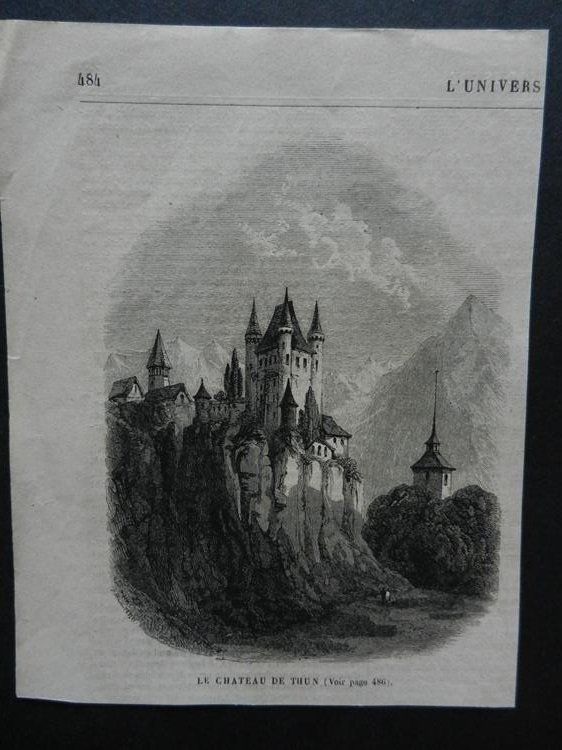 Stiche: Le château de Thun – Gebraucht aus Risch von Rischli15