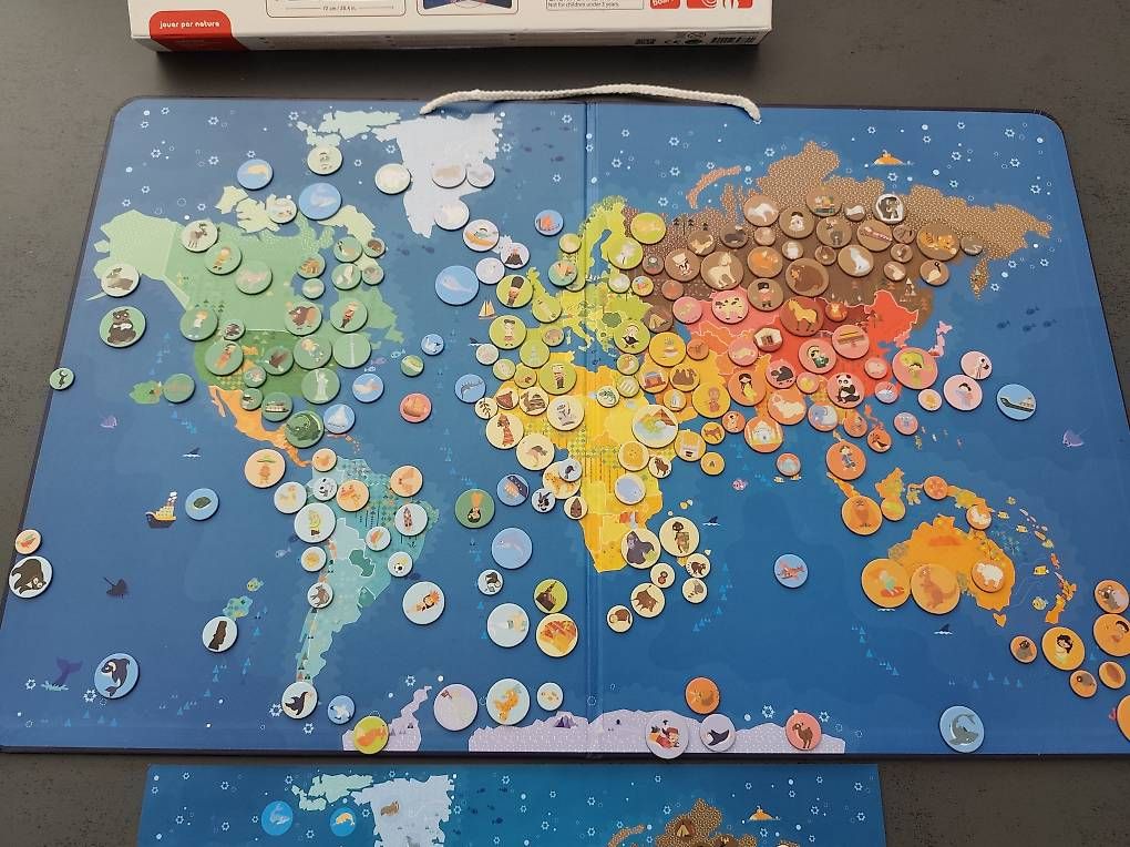 Giochi: Carte du monde magnétique Janod – Usato da Delémont venduto da emm_z2yb 2