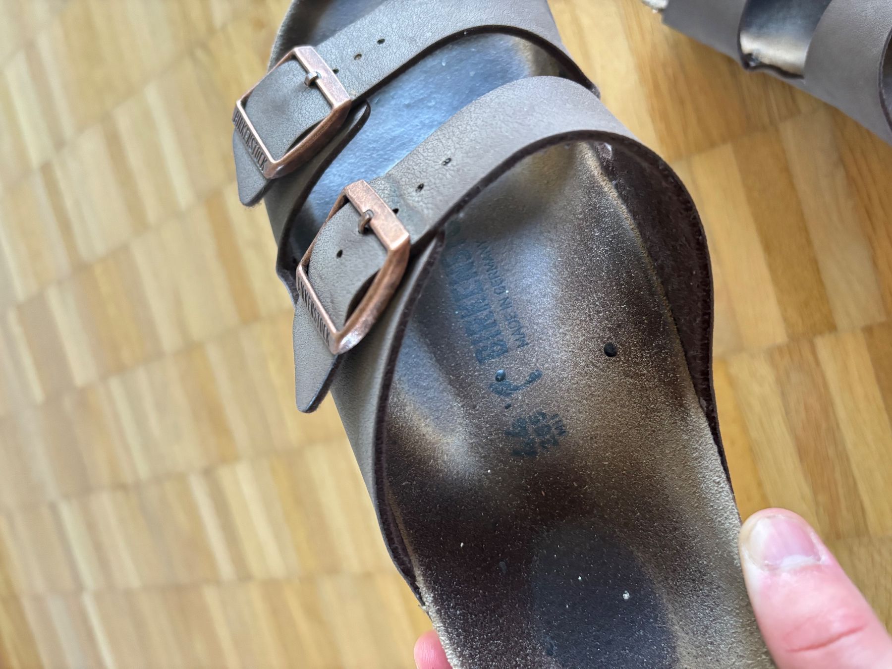 Birkenstock Scarpe da uomo: Birkenstock Gr. 44 Moccan – Usato da Frauenfeld venduto da speedupupup 2