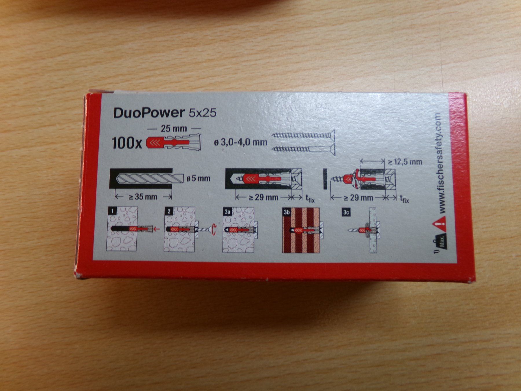 Eisenwaren: 200St. Fischerdübel 5x25 – Neu und originalverpackt aus Hombrechtikon von Maloev17 2