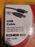USB 2.0 Kabel Typ A-B 4.5m neu
