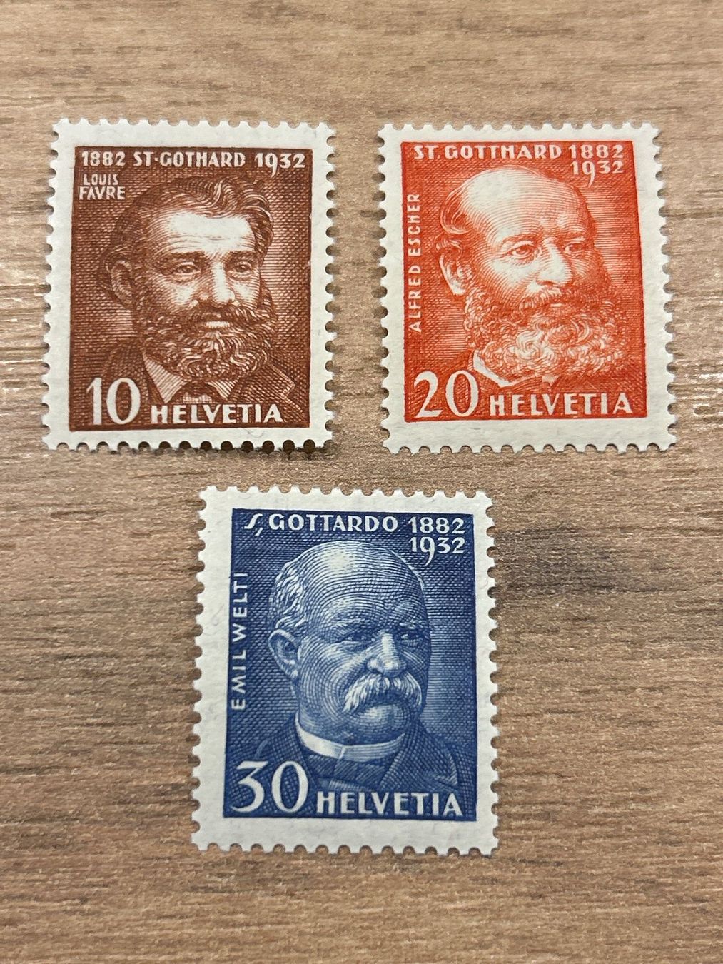 Tutti i francobolli: Briefmarke - Schweiz - St. Gotthard 1932 - postfrisch – Nuovo (secondo la descrizione) da Villnachern venduto da RicardoMary