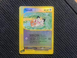 Pokemon Meowth Reverse Holo Skyridge